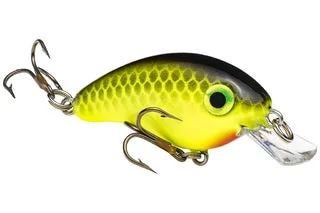 Strike King Bitsy Pond Minnow 3/32oz Black Back Chartreuse