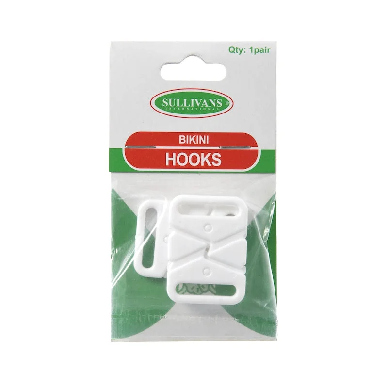 Sullivans Hooks, Bikini Size 18mm- White