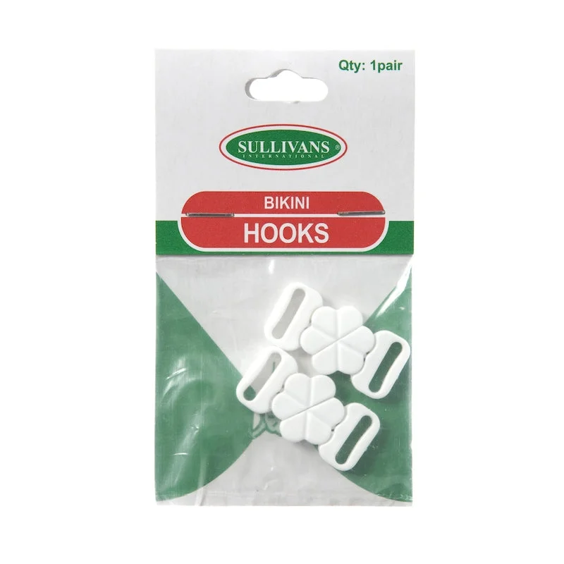 Sullivans Hooks, Bikini Size 10mm- White