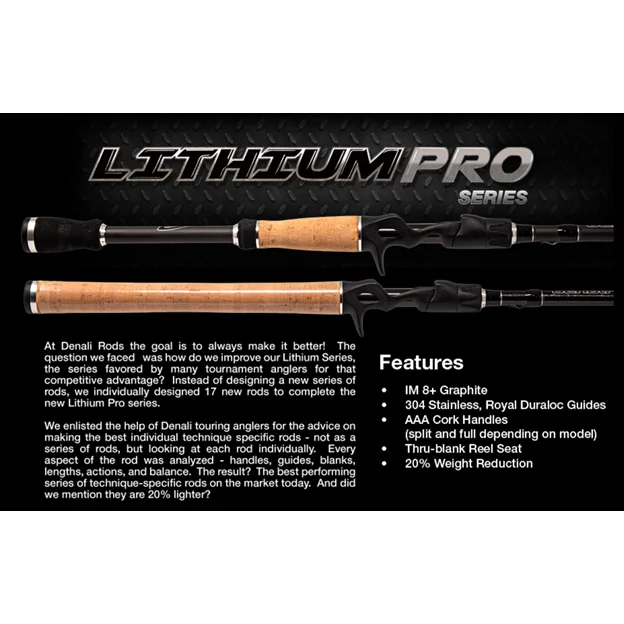 DENALI RODS LITHIUM PRO SERIES