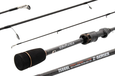 EUROTACKLE Z-SERIES 6'6" ULTRA LIGHT SPINNING ROD