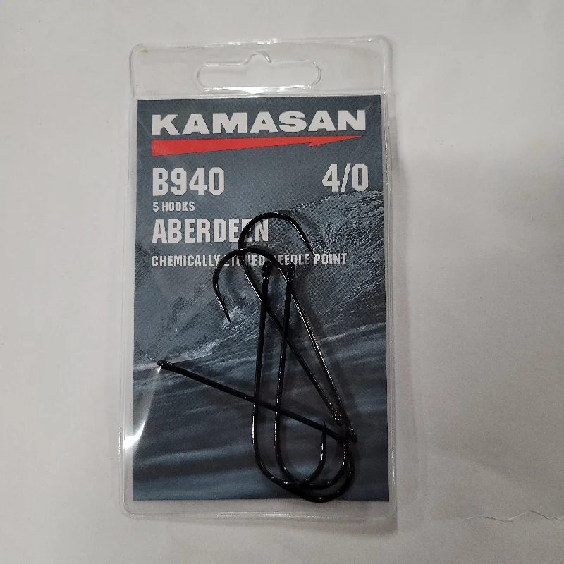 KAMASAN B940 SIZE 4/0 ABERDEEN HOOKS