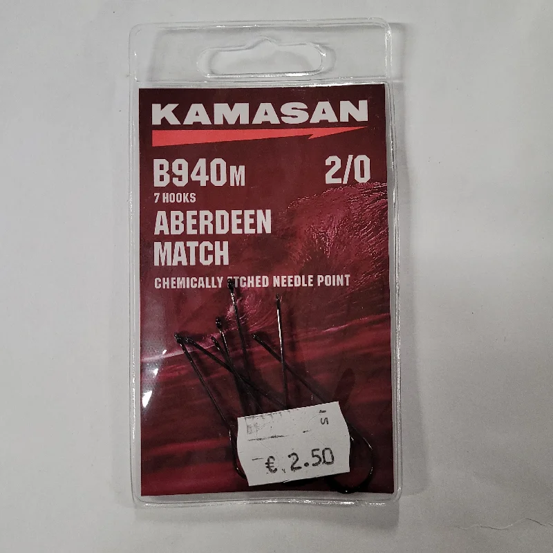 KAMASAN B940M SIZE 2/0 ABERDEEN HOOKS