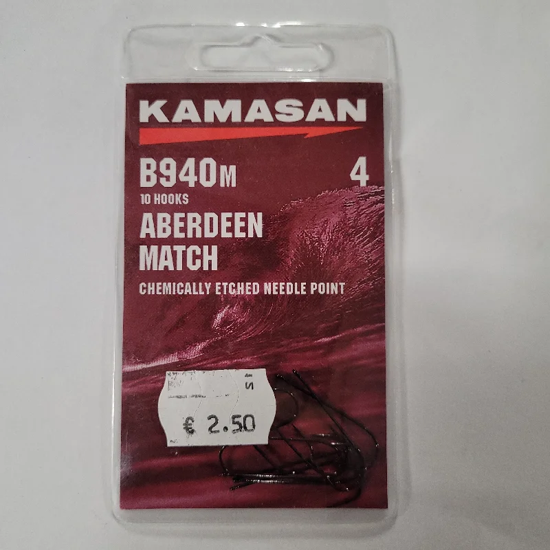 KAMASAN B940M SIZE 4 ABERDEEN HOOKS