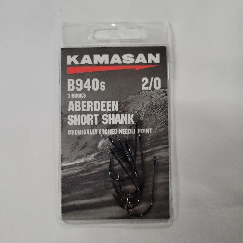 KAMASAN B940S SIZE 2/0 ABERDEEN HOOKS