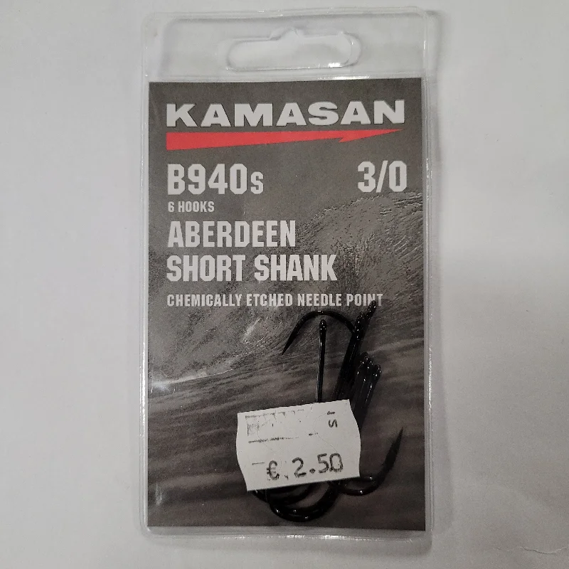 KAMASAN B940S SIZE 3/0 ABERDEEN HOOKS