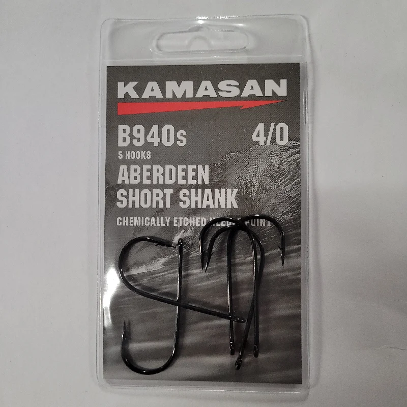 KAMASAN B940S SIZE 4/0 ABERDEEN HOOKS