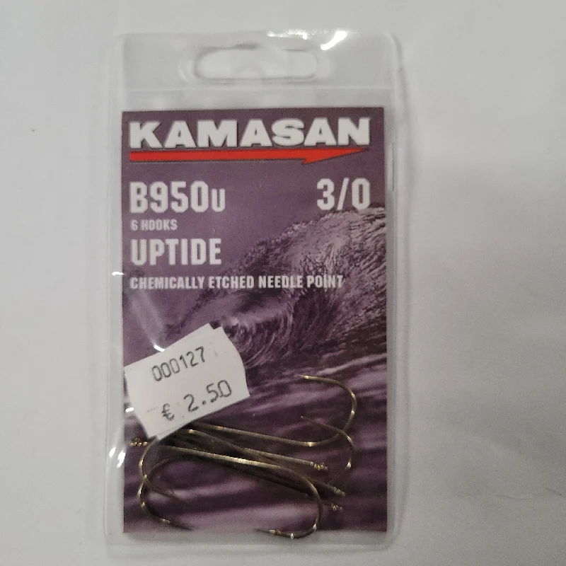 KAMASAN B950U SIZE 3/0 UPTIDE HOOKS