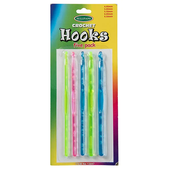 Crochet Hooks Pack of 5