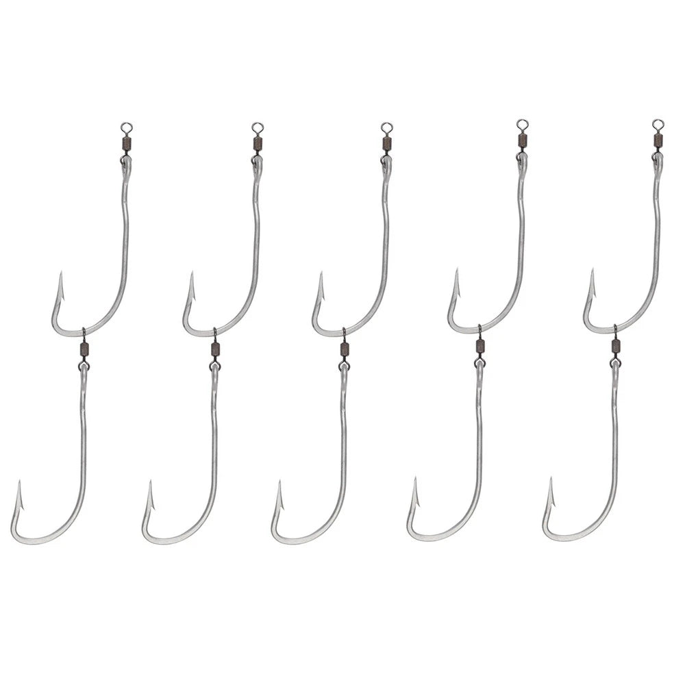 Tru Turn Gang Hooks 2 Hook Rig (5 Rigs)