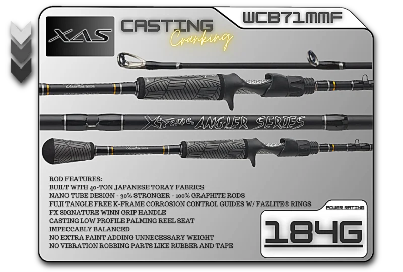 WCB71MMF 7'1" Medium Mod-Fast **Cranking**