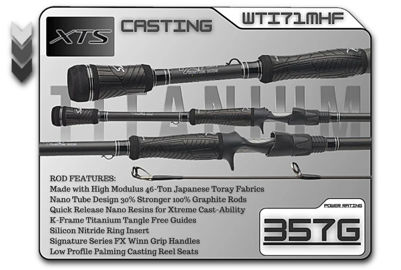 WTI71MHF  7'1" Medium Heavy Fast **TITANIUM SERIES**