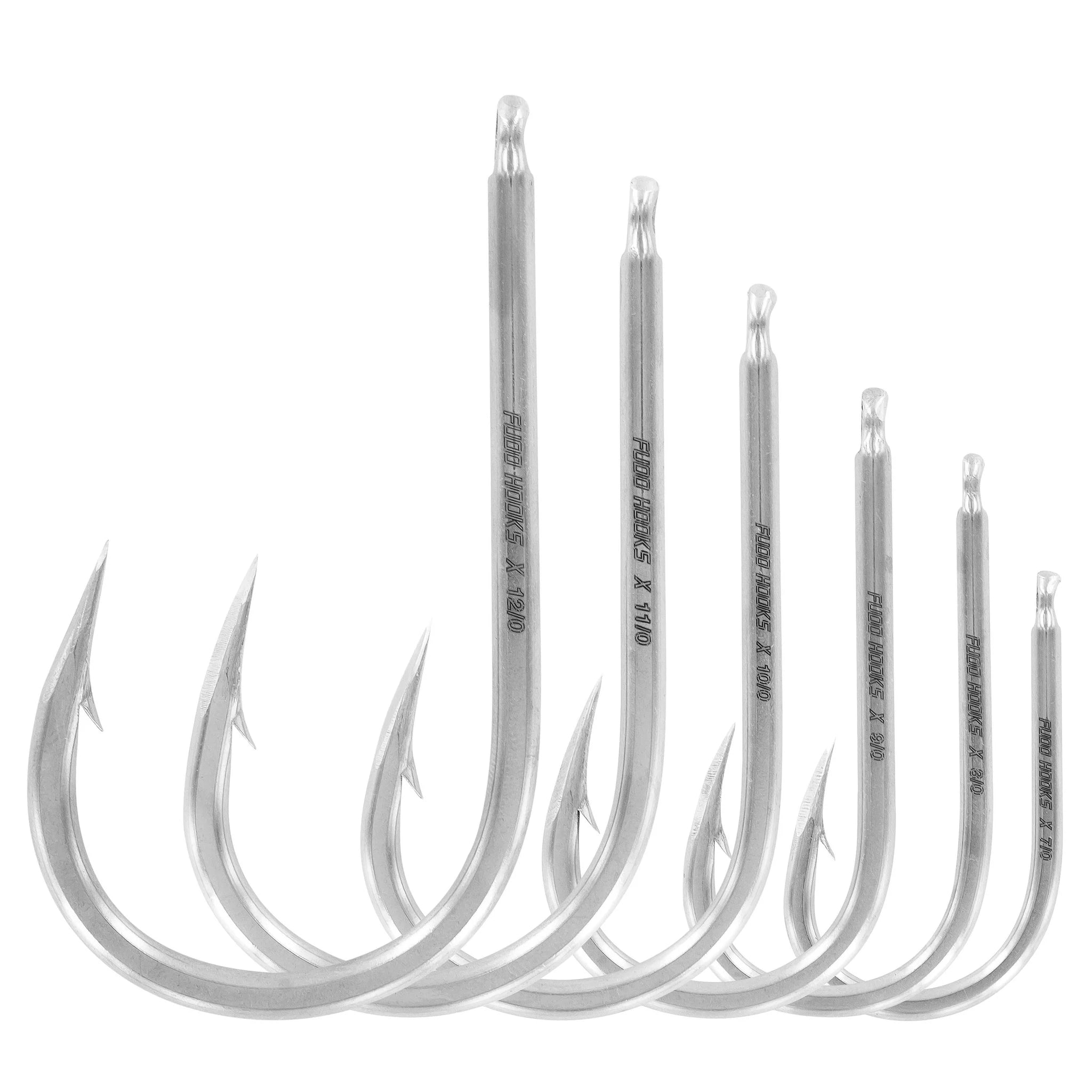 FUDO Super Ocean Kona Cut Needle Eye Hooks 2PK