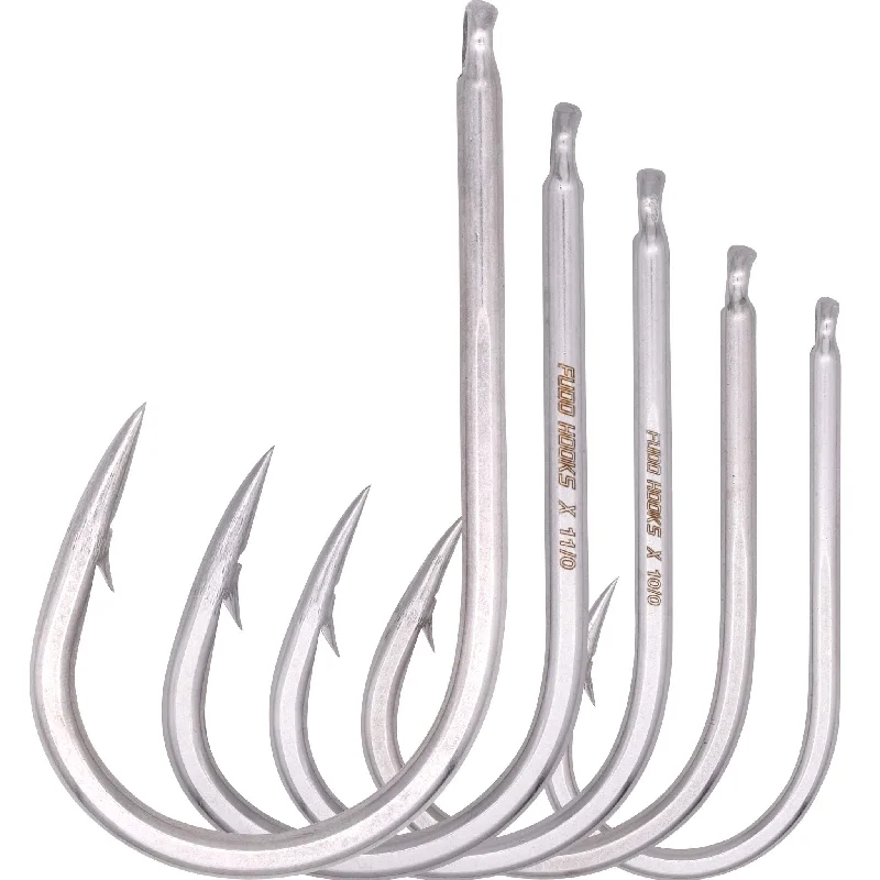 FUDO Super Ocean "Grander" Curved Needle Eye Hooks