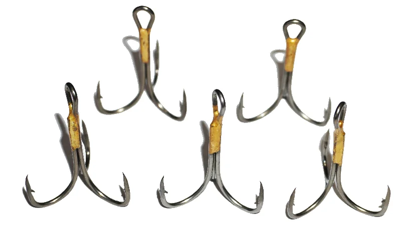 Eagle Claw Lazer Sharp Treble Hooks (1/0 - 5/0)