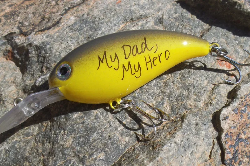 My Dad, My Hero - Personalized Crankbait Lure