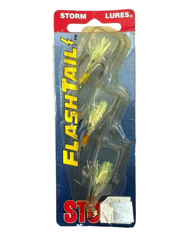 STORM LURES FLASHTAIL Fishing Lure Pack • FTHKB6 IRIDESCENT FLASH TREBLE HOOKS