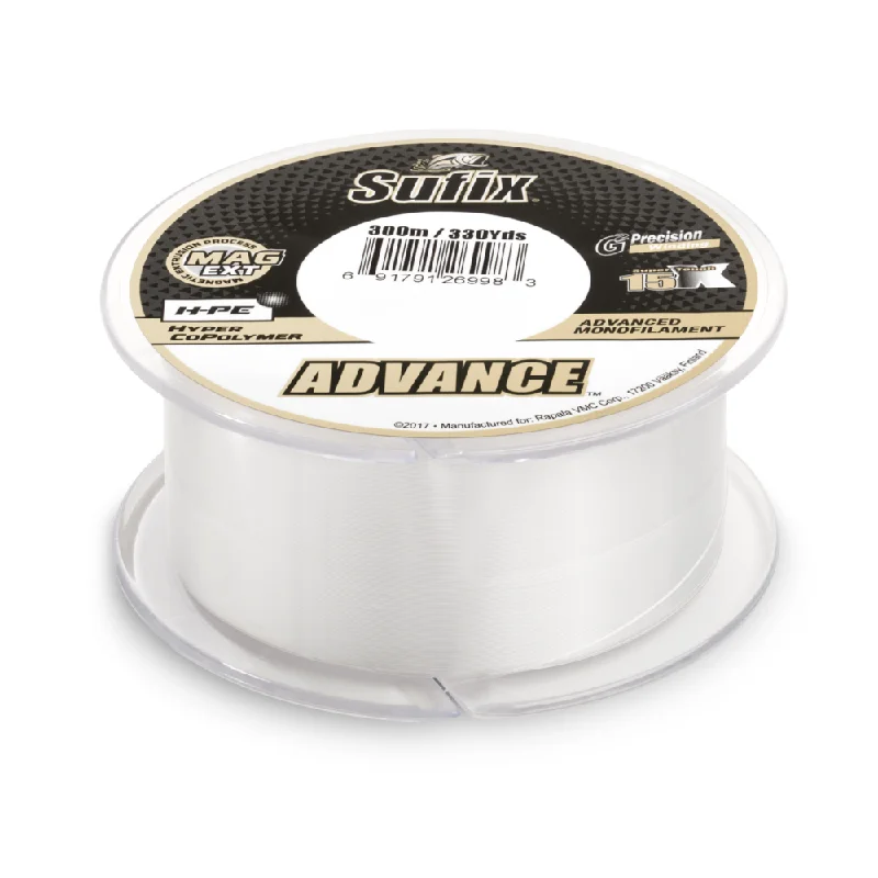 Sufix Advance Monofilament Line Clear 20 Lbs 1200 Yd. Spool