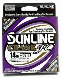 SUNLINE CRANK FC FLUOROCARBON LINE    200 YDS