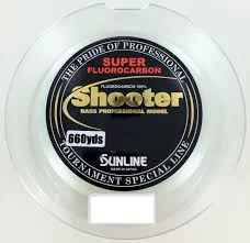 SUNLINE SHOOTER SUPER FLUOROCARBON LINE  NATURAL CLEAR   660 YDS