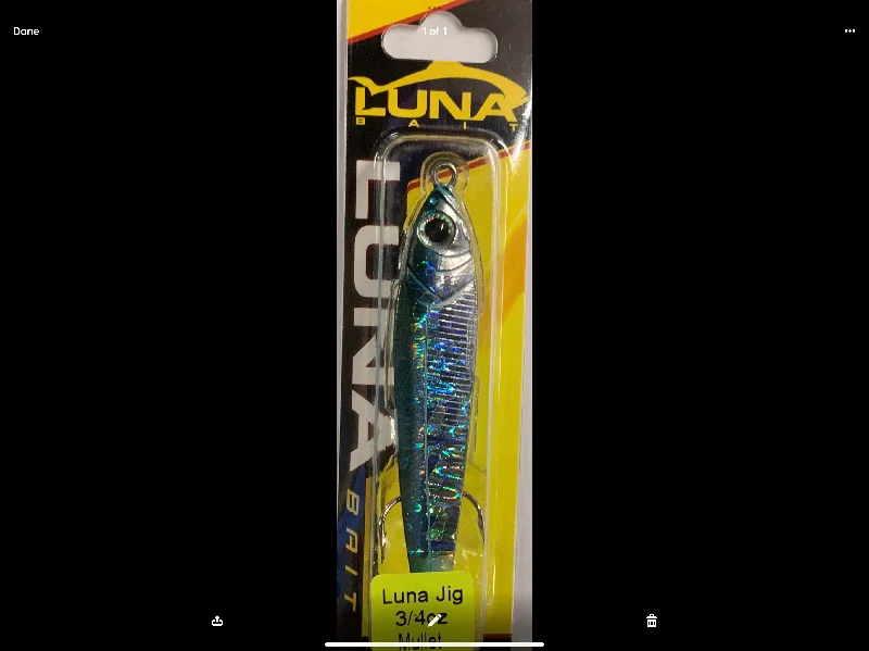 White River Tackle Luna Jigging Spoon 1oz MULLET